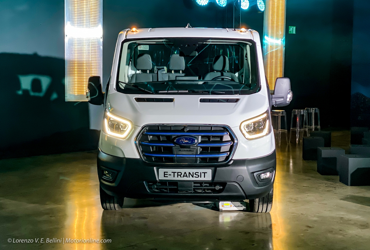 Ford E-Transit - Reveal a Milano