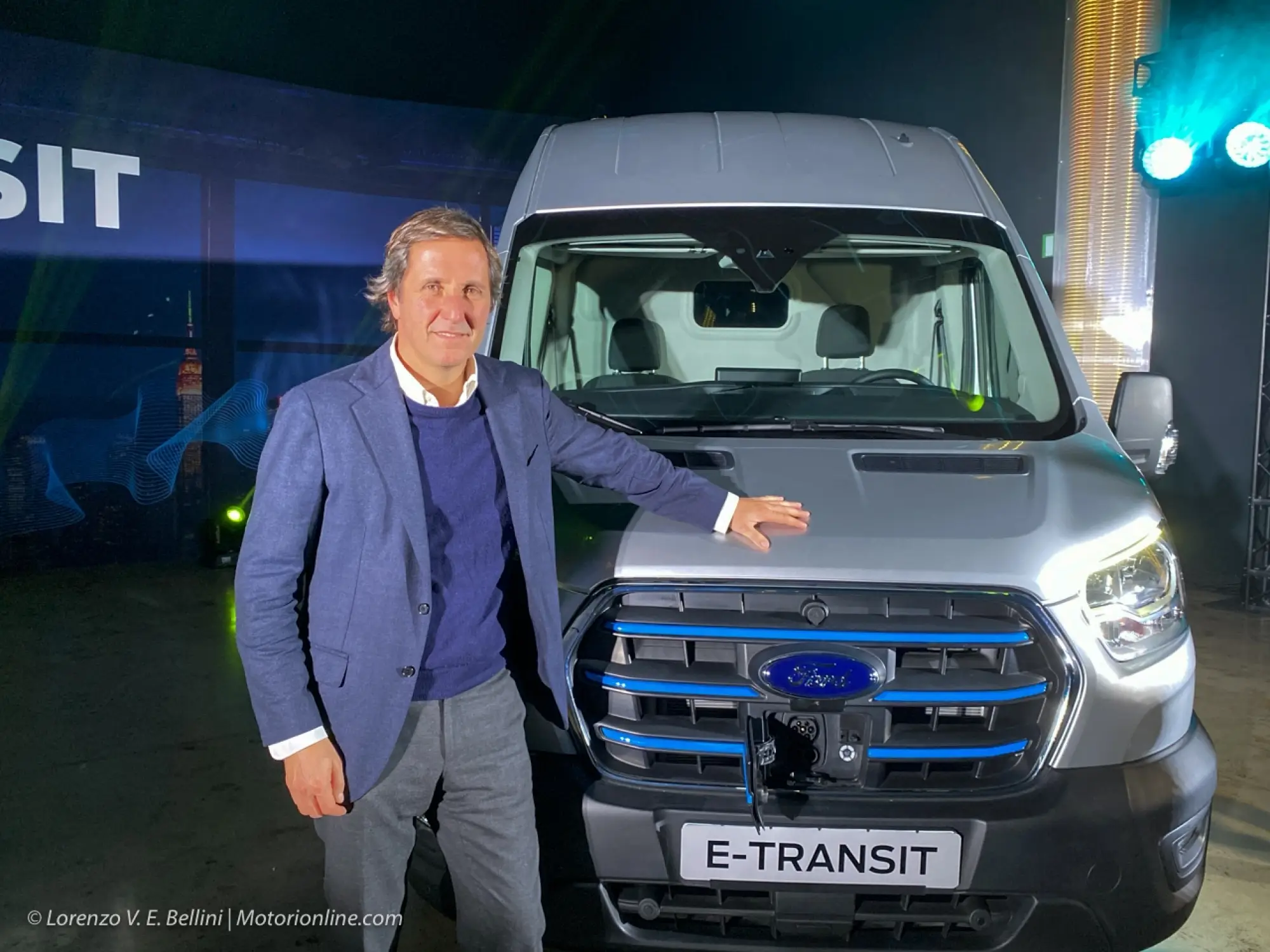 Ford E-Transit - Reveal a Milano - 1