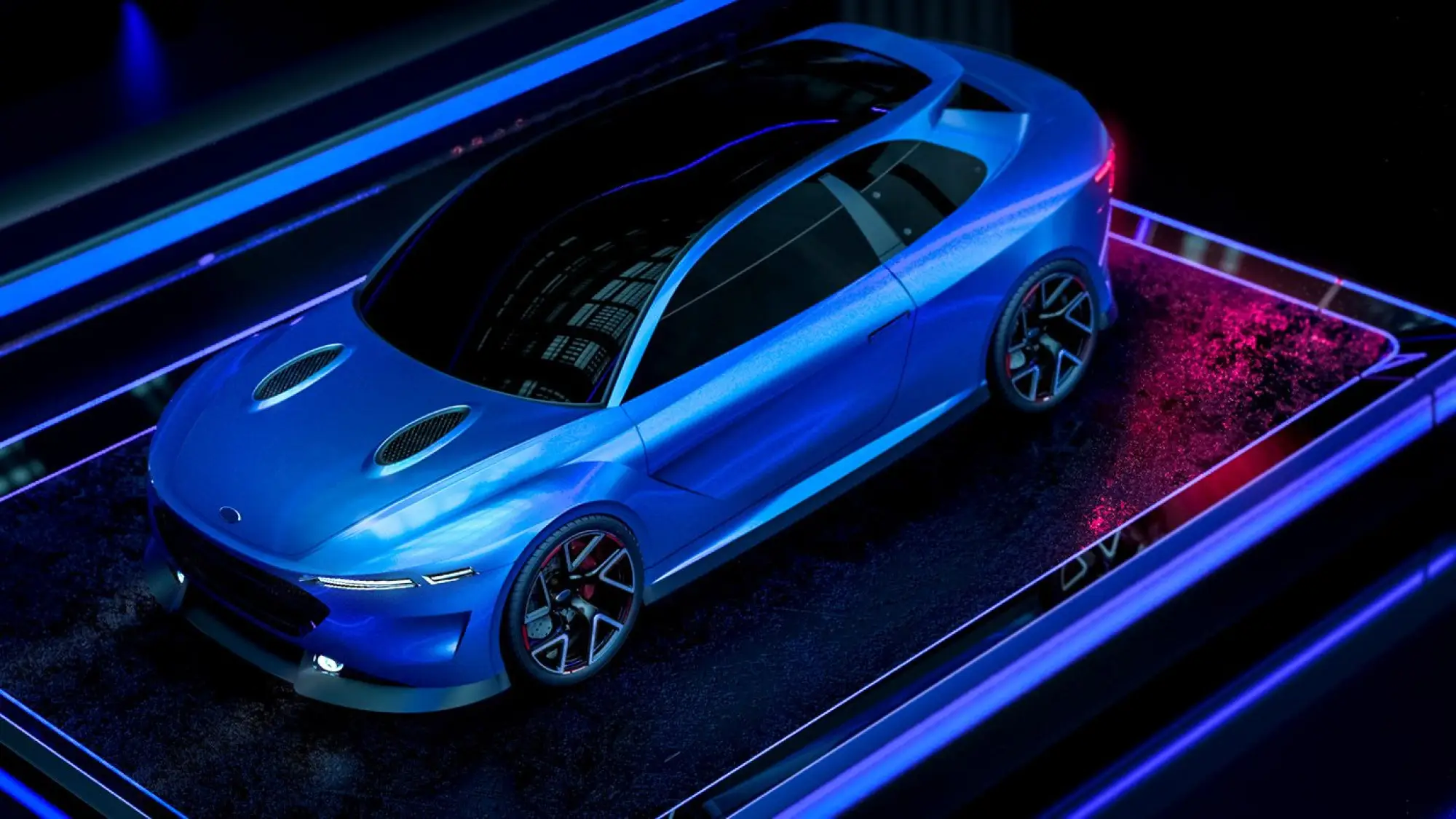 Ford Escort RS Cosworth 2020 - Rendering  - 4