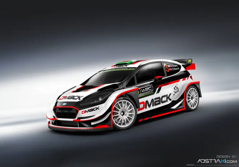 Ford Fiesta WRC 2017 - DMACK - 2