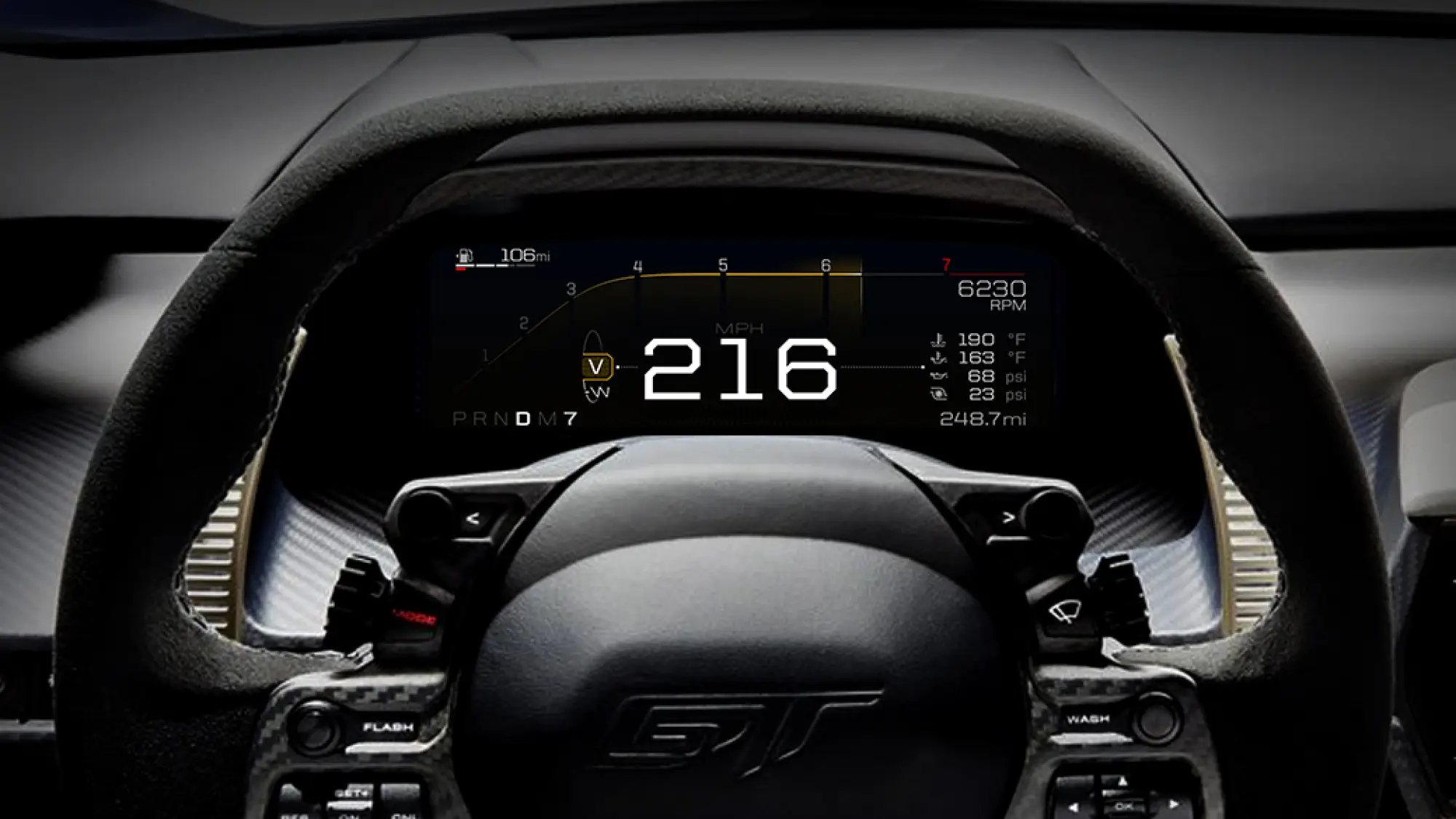Ford GT - Quadro strumenti  - 3