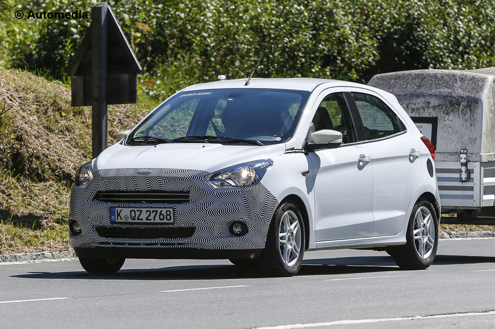 Ford Ka - foto spia (settembre 2015)