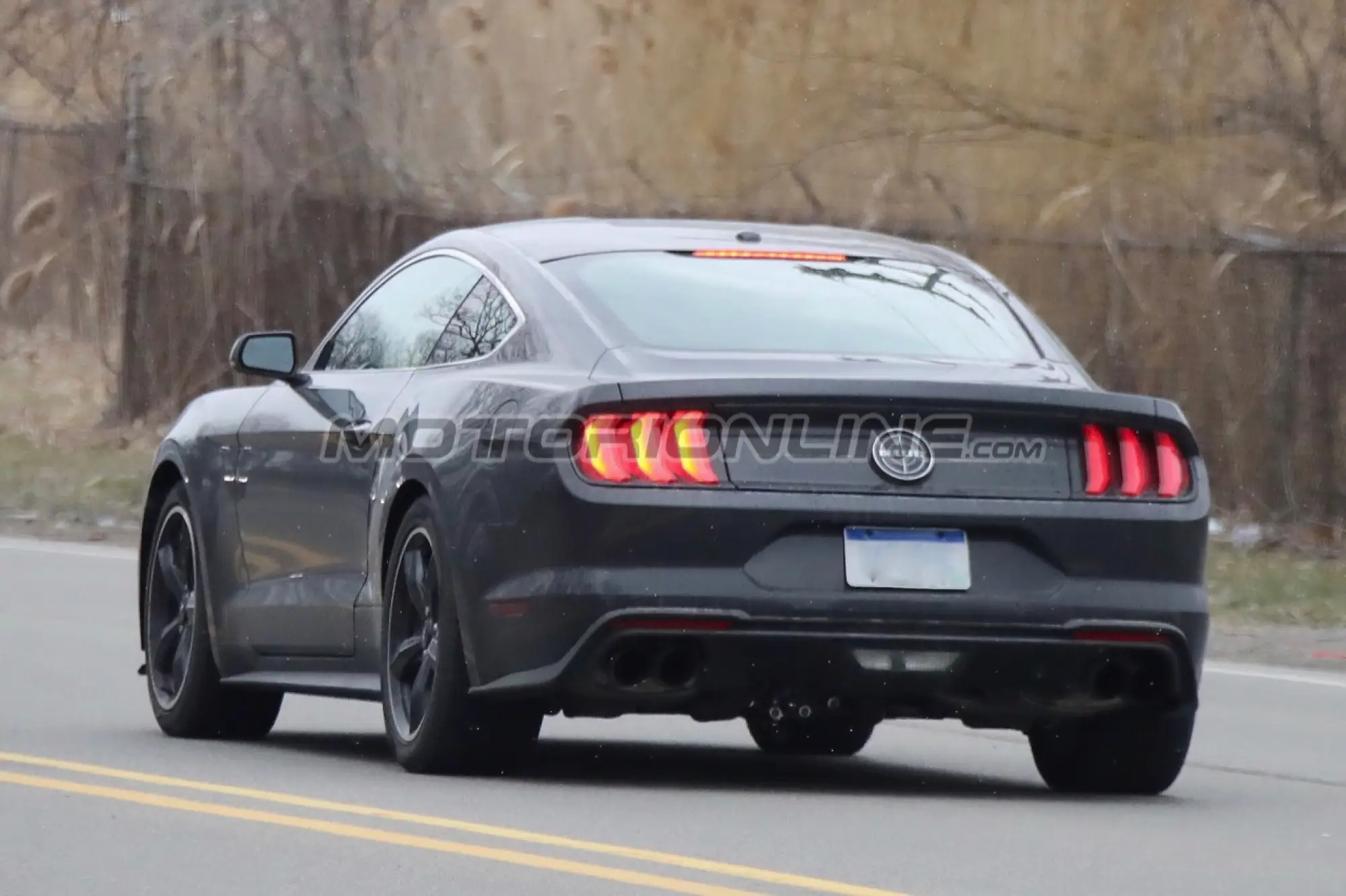 Ford Mustang Bullitt Shadow Black - Foto spia 14-5-2018 - 10