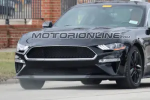 Ford Mustang Bullitt Shadow Black foto spia 7 aprile 2018