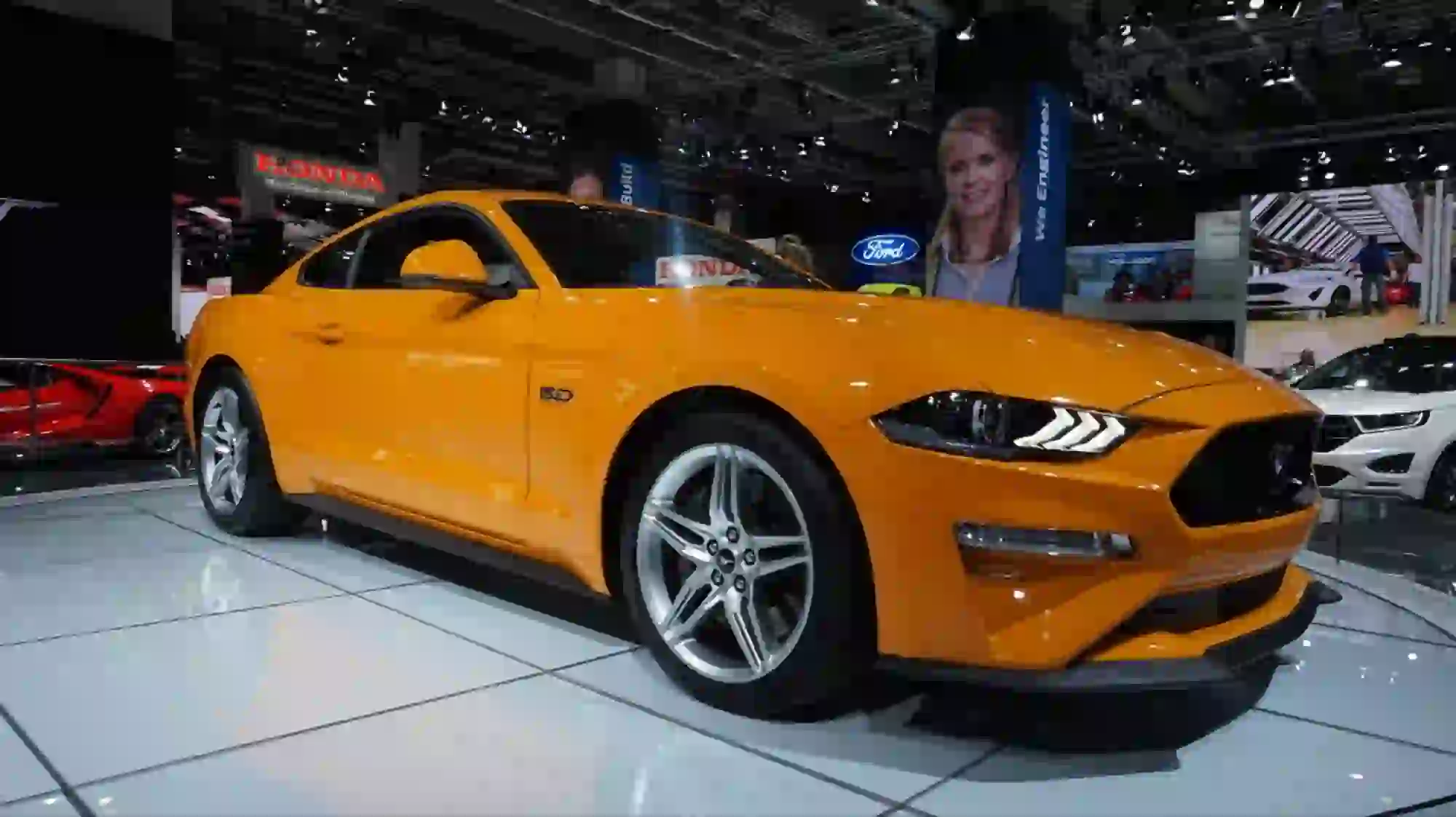 Ford Mustang Facelift Foto Live - Salone di Francoforte 2017 - 4