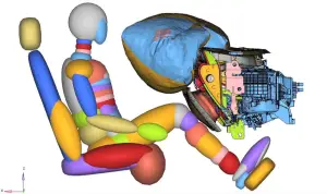 Ford Mustang MY 2015 - schema su dispositivo di sicurezza