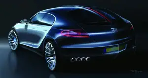 Foto ufficiali e sketch della Bugatti 16C Galibier Concept - 4