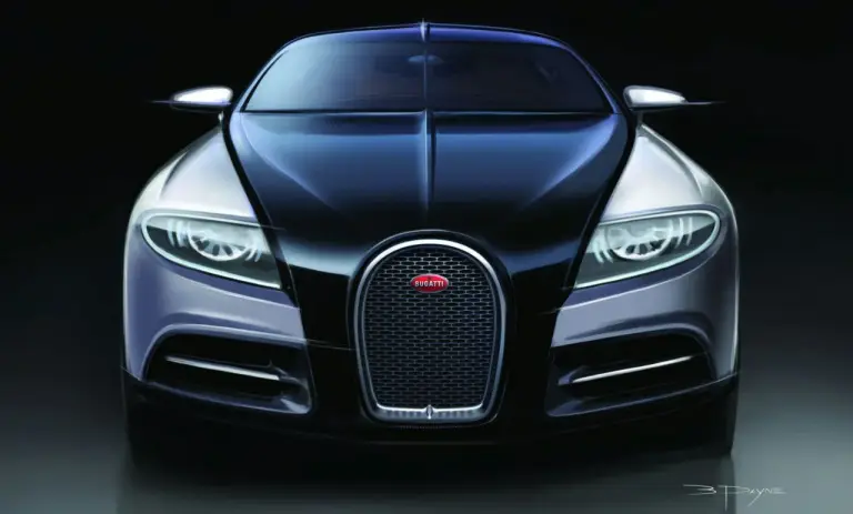 Foto ufficiali e sketch della Bugatti 16C Galibier Concept - 13