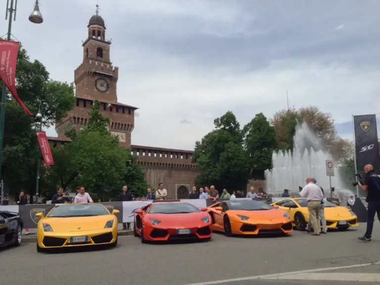 Grande Giro Lamborghini - Presentazione a Milano - 35