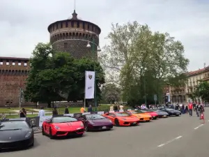 Grande Giro Lamborghini - Presentazione a Milano - 43
