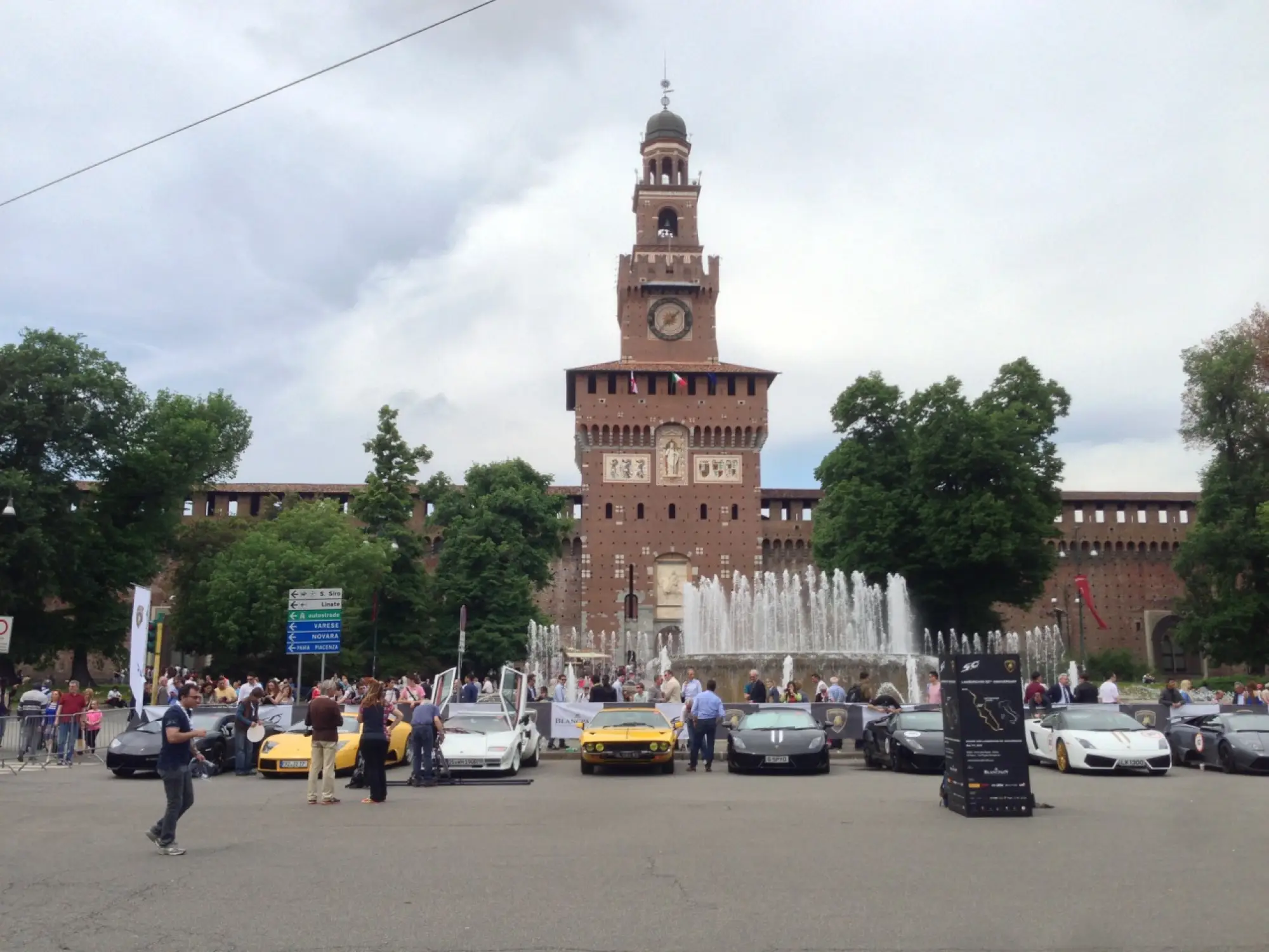Grande Giro Lamborghini - Presentazione a Milano - 54