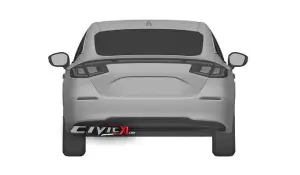 Honda Civic 2022 - Disegni brevetto