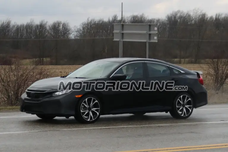 Honda Civic Si MY 2018 - Foto spia 01-03-2017 - 5