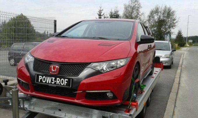 Honda Civic Type R ultime foto spia