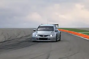 Honda Civic WTCC in pista