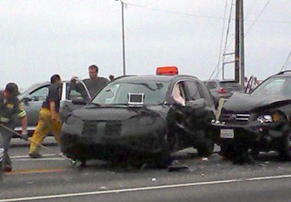 Honda CR-V 2012 - Foto spia dopo incidente