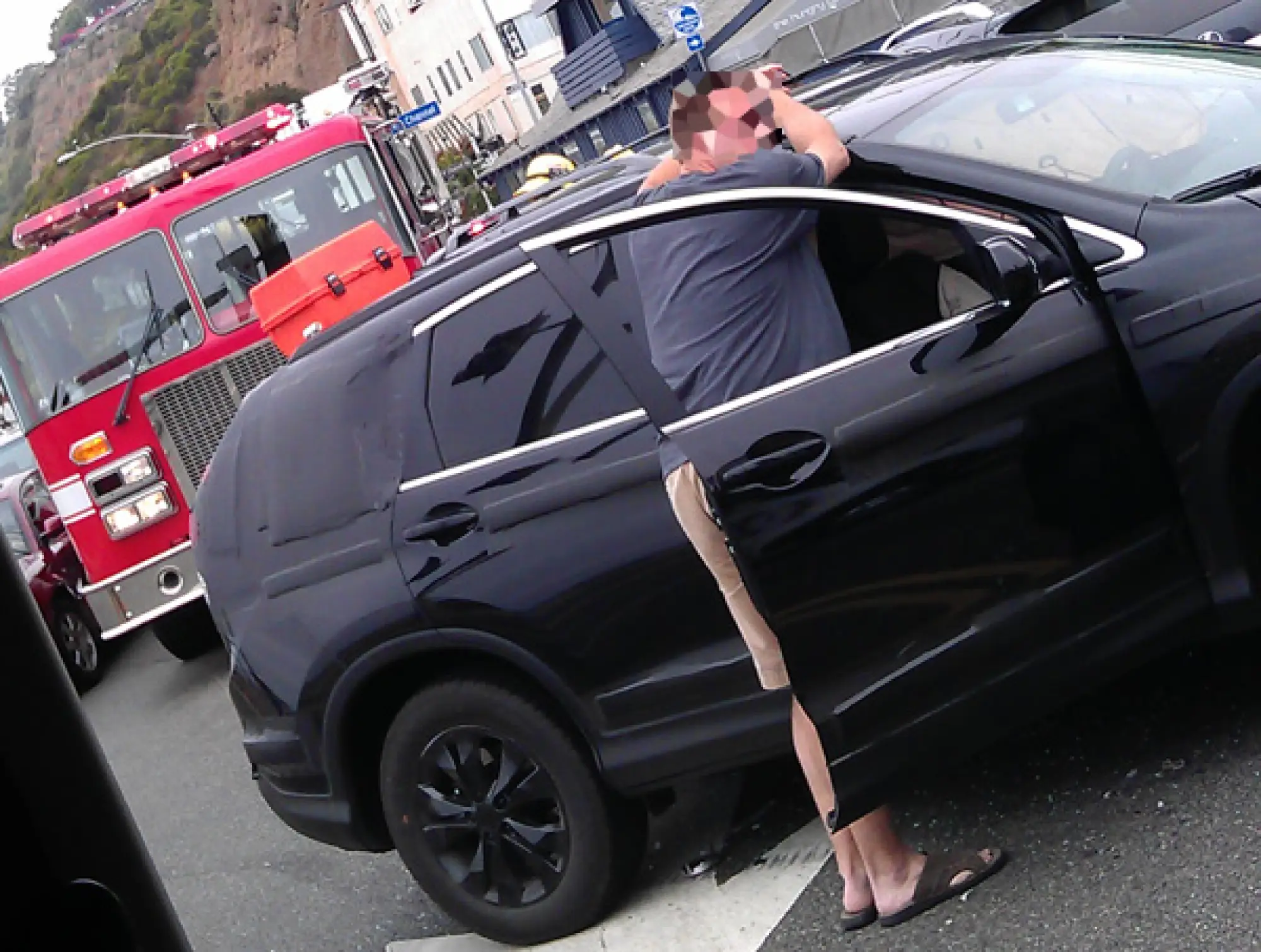 Honda CR-V 2012 - Foto spia dopo incidente - 1