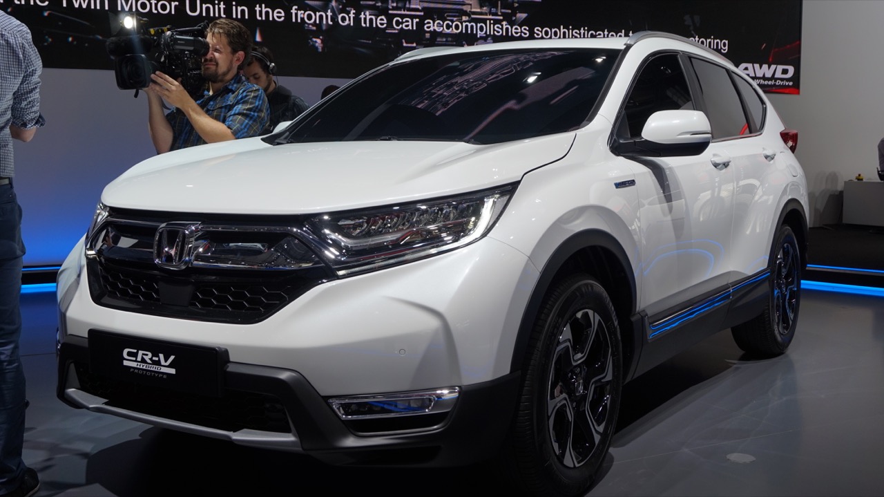 Honda CR-V Hybrid Prototype Foto Live - Salone di Francoforte 2017