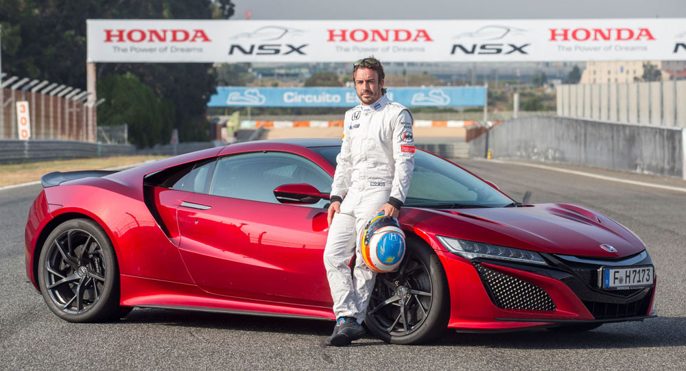 Honda NSX e Fernando Alonso