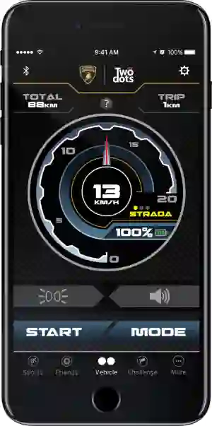 Hoverboard Lamborghini Glyboard Corse