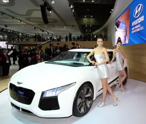 Hyundai Blue2 e Sonata Hybrid al Salone di Seul 2011