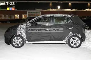 Hyundai i10 - Foto spia 16-1-2019