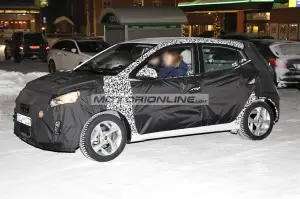 Hyundai i10 - Foto spia 16-1-2019