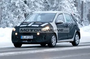 Hyundai i10 - Foto spia 21-1-2019