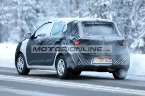 Hyundai i10 - Foto spia 21-1-2019