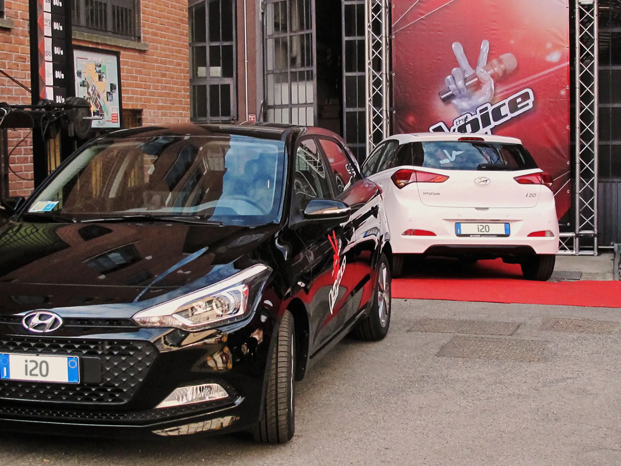 Hyundai i20 auto The Voice of Italy 2015 - 2