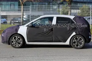 hyundai i20 foto spia 17 gennaio 2018