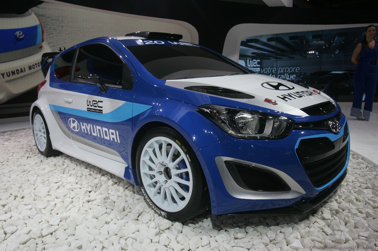 Hyundai i20 WRC (Foto Live) - Salone di Parigi 2012