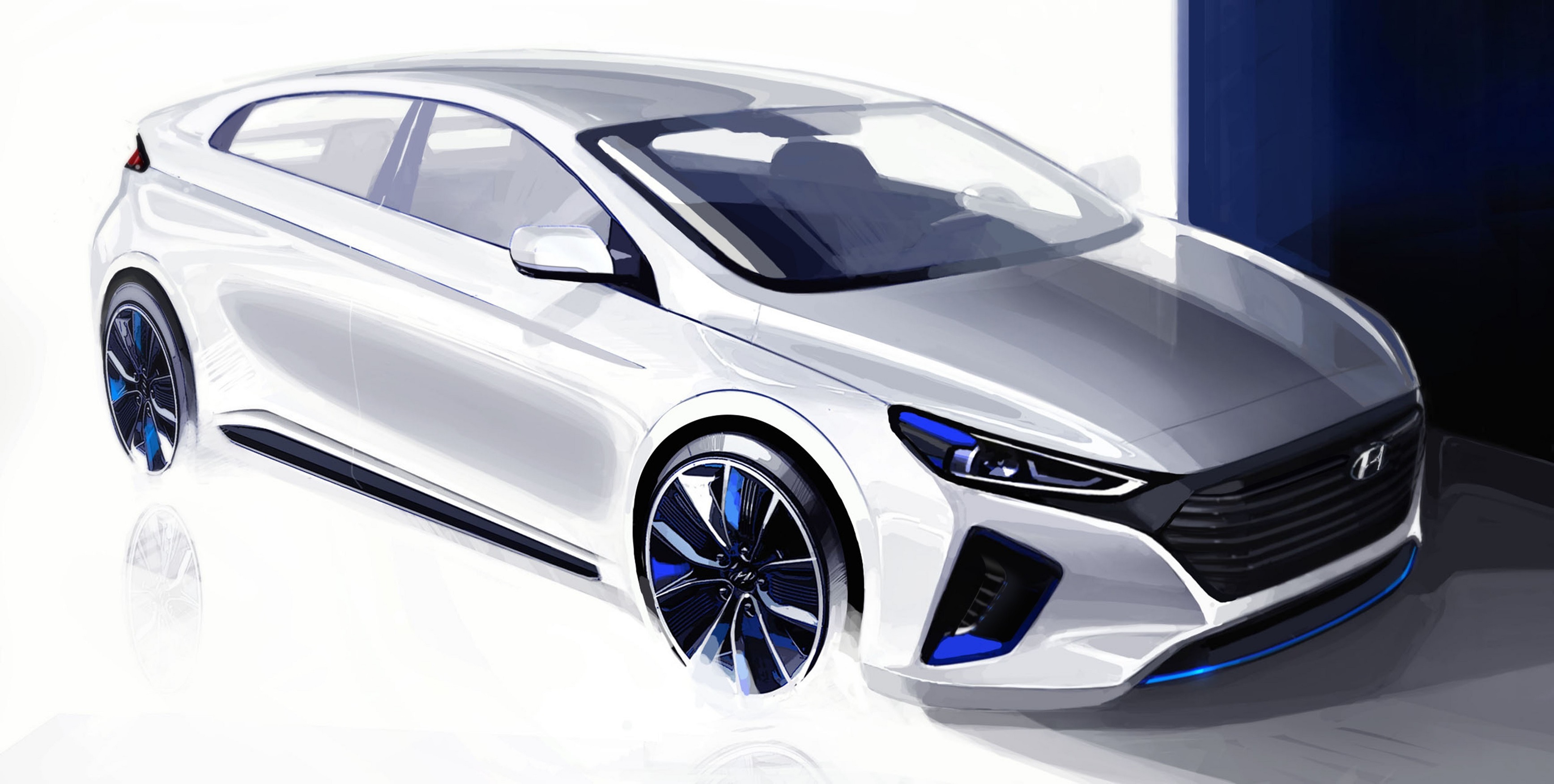 Hyundai Ioniq - Rendering ufficiali