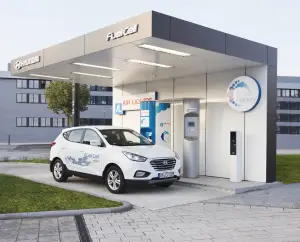 Hyundai ix35 Fuel Cell - stazione di rifornimento di idrogeno di Offenbach - 2