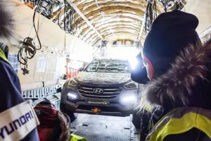 Hyundai Santa Fe - Spedizione in Antartide