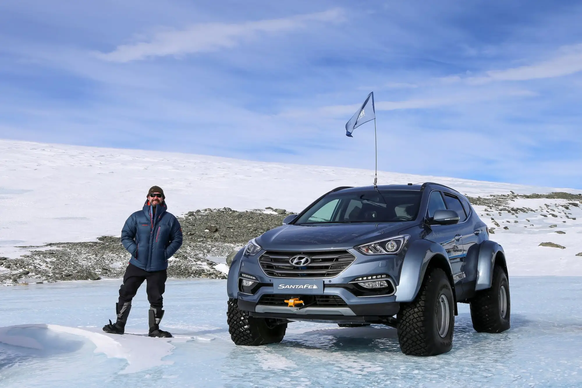 Hyundai Santa Fe - Spedizione in Antartide - 30