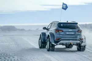 Hyundai Santa Fe - Spedizione in Antartide