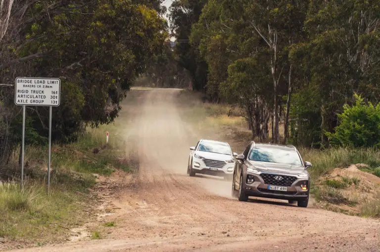 Hyundai Sante Fe e Tucson - Test Drive in Australia - 23