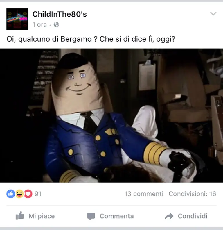 Incidente Orio al Serio - Meme e battute - 6