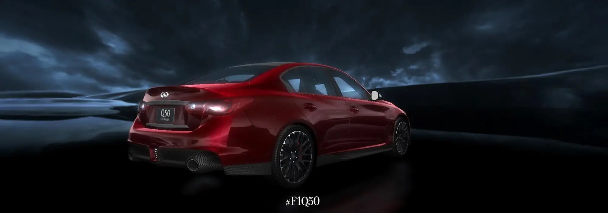 Infiniti Q50 Eau Rouge concept prime immagini - 1