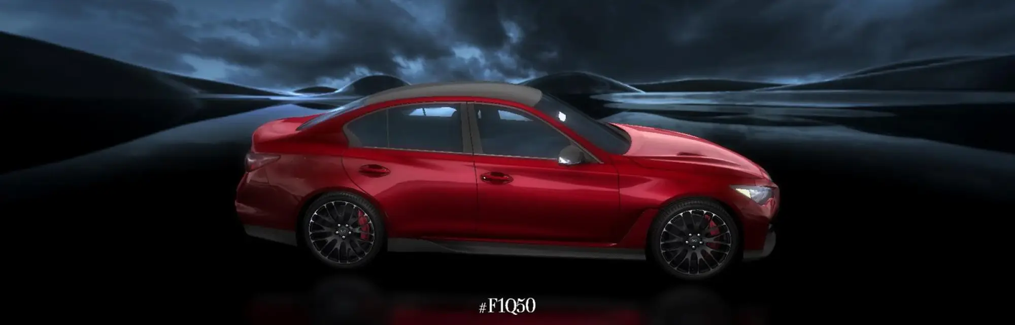 Infiniti Q50 Eau Rouge concept prime immagini - 3