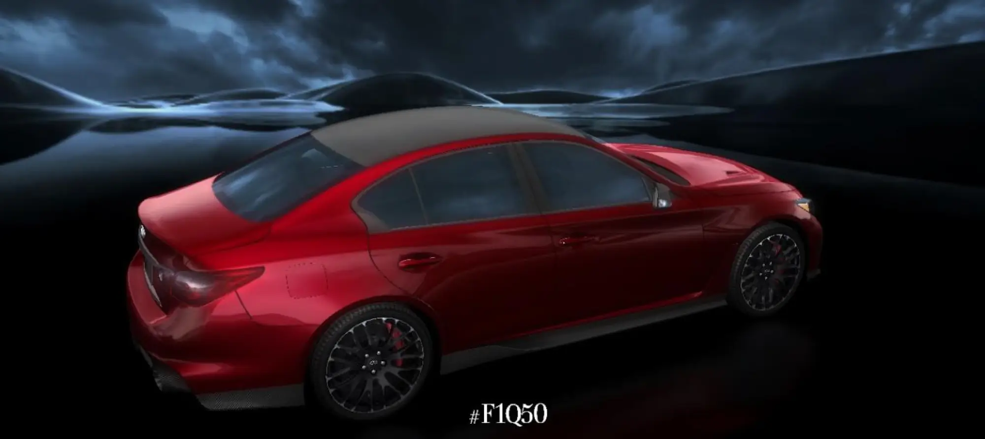 Infiniti Q50 Eau Rouge concept prime immagini - 5