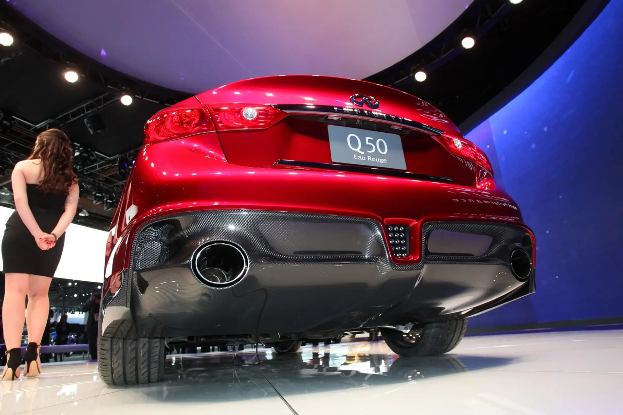 Infiniti Q50 Eau Rouge - Salone di Detroit 2014 - 7