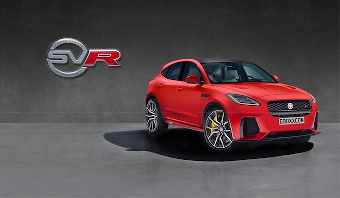 Jaguar E-Pace, XF e XJ SVR