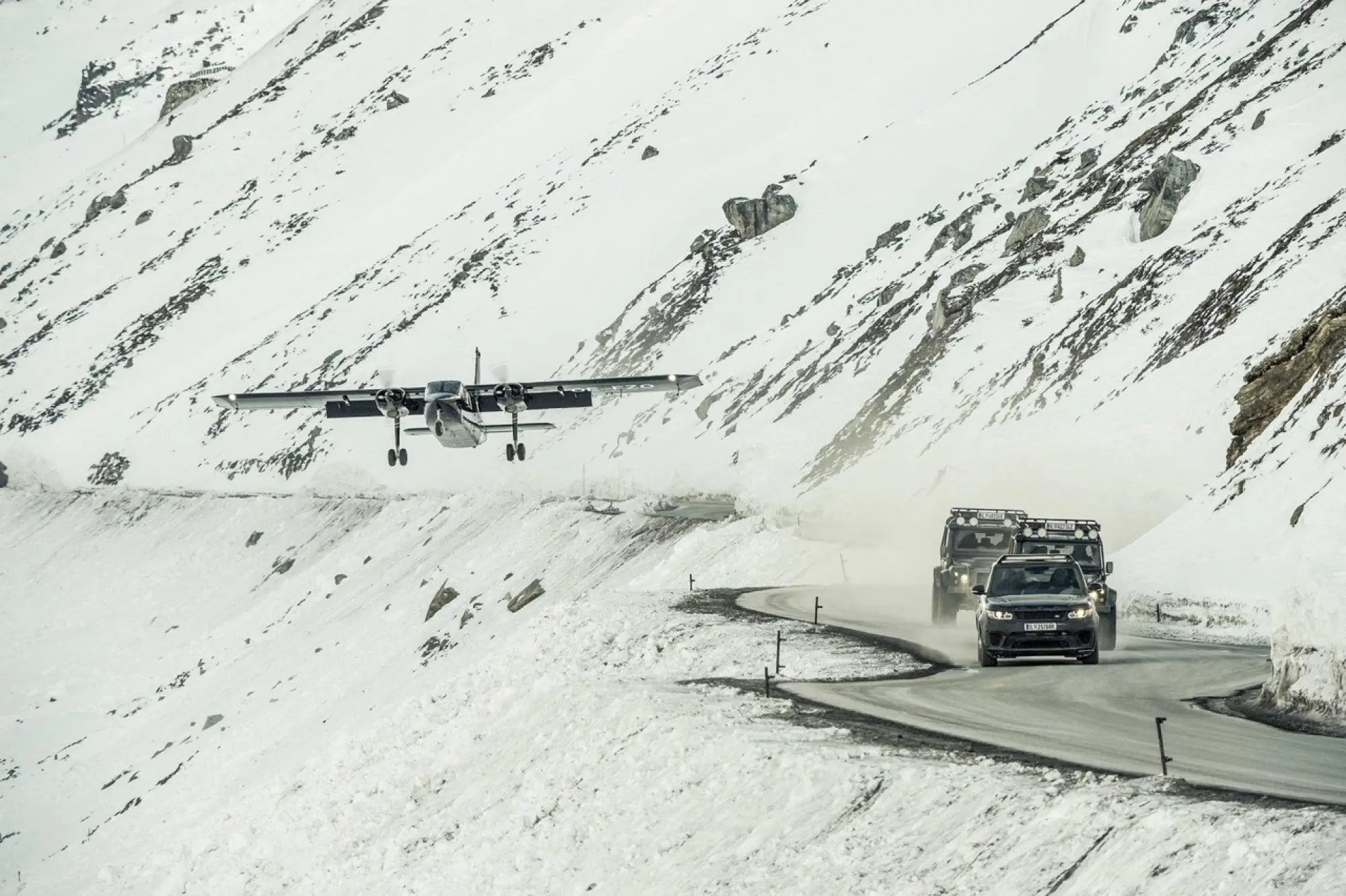 Jaguar Land Rover - le vetture protagoniste nel film SPECTRE a Francoforte - 20