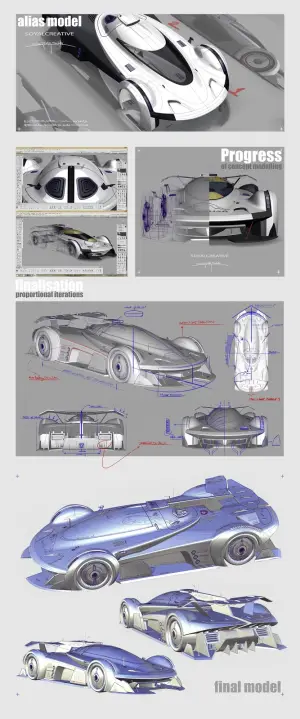 Jaguar SS-107 Le Mans - Rendering