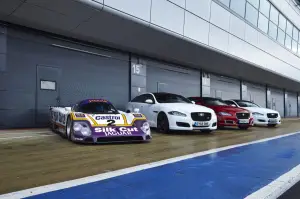 Jaguar XJR e XJR9-LM a Silverstone