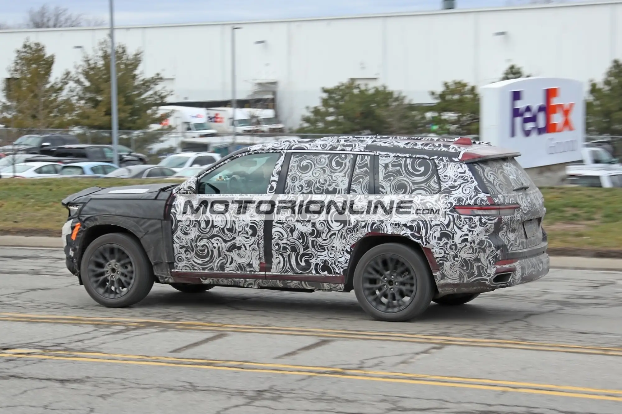 Jeep Grand Cherokee 7 posti - Foto spia 24-12-2020 - 5