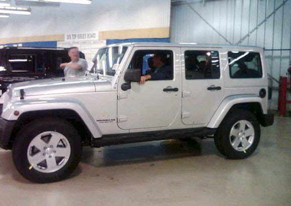 Jeep Wrangler 2011 foto spia