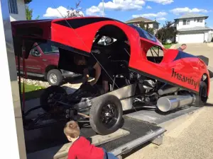 Jet car ispirata alla Ferrari Enzo